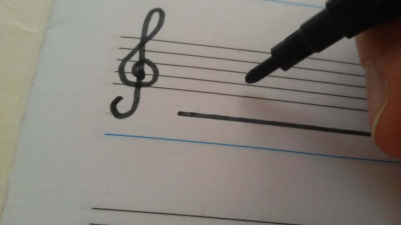 Jak narysować klucz wiolinowy? Prosty poradnik krok po kroku
